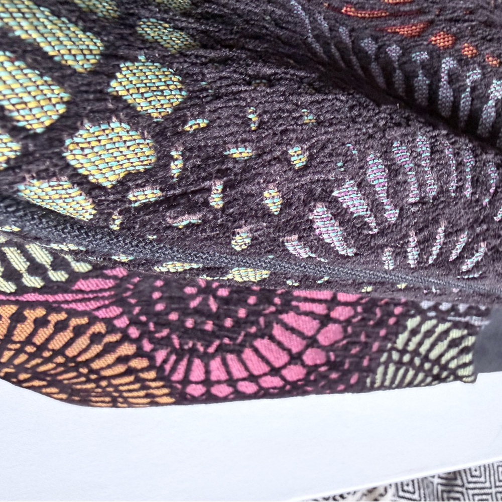 Multicolor Geometric Patterned Danny K Women's Ba… - image 8